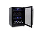 Husky Riserva 154L Dual Zone Wine Fridge in Black - HUSWS54DMBZY