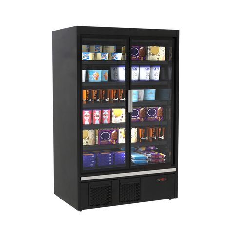 Hussmann Self-Contained Multideck Glass Door Freezer – H2TLDS-14