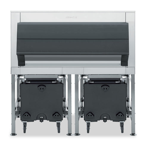 Icematic Double Cart Ice Transportation System 759kg Storage - MC620