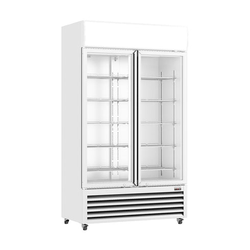 Thermaster Two Glass Door Colourbond Upright Drink Fridge LG-730P