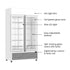 Thermaster Two Glass Door Colourbond Upright Drink Fridge LG-730P