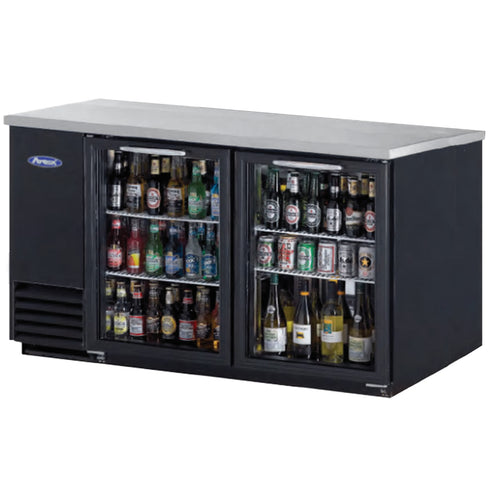 Atosa Refrigerated Back Bar Cooler with Glass Door MBB59