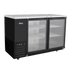 Atosa Refrigerated Back Bar Cooler with Glass Door MBB59