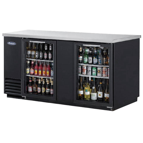 Atosa Refrigerated Back Bar Cooler with Glass Door MBB69