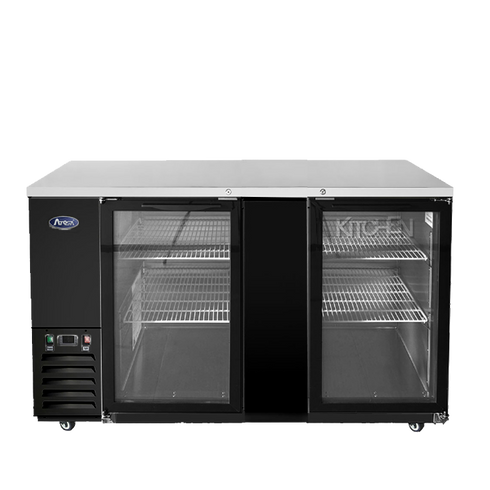 Atosa Refrigerated Back Bar Cooler with Glass Door MBB69