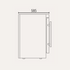 Exquisite One Solid Door Underbench Storage Refrigerators - MC210H