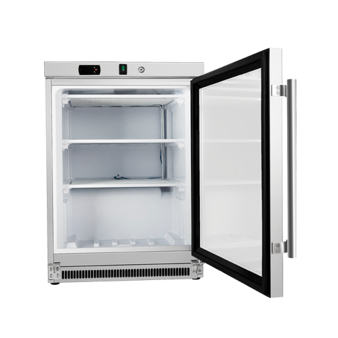 Exquisite One Glass Door Underbench Storage Freezers - MF210G