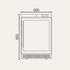 Exquisite One Glass Door Underbench Storage Freezers - MF210G