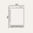 Exquisite One Solid Door Underbench Storage Freezer - MF210H