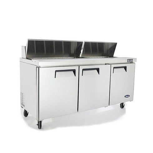 Atosa Sandwich Prep Table 3 Door Refrigerator 598L - MSF8304