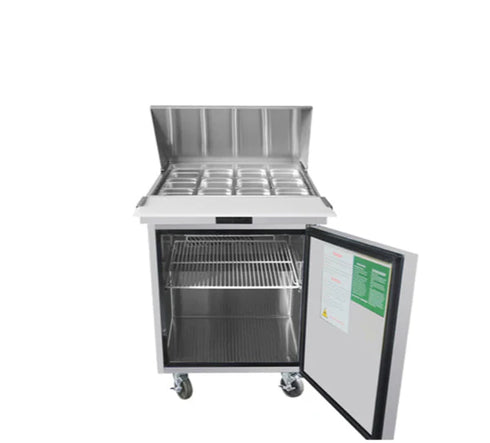 Atosa 1 Door Sandwich Prep Table Fridge 698mm - MSF8305