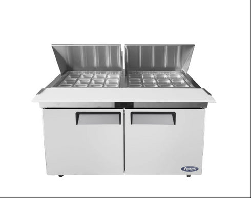 ATOSA 2 DOOR SANDWICH PREP TABLE FRIDGE 1530 MM - MSF8307