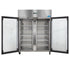 Nuline Two Door Laboratory Fridge – Glass Doors – Stainless Steel – 1400 litres - MF140TNG