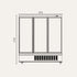 Exquisite Three Glass Door Upright Display Fridge - SMC1600
