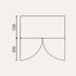 Exquisite Two Swing Doors Backbar Display Fridge - UBC210