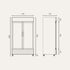 Exquisite Double Door Upright Display Fridge 1000 Litres - DC1000P
