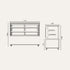Exquisite Three Tiers Cake Display Fridge – Black finish - CDS215B