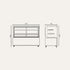 Exquisite Three Tiers Cake Display Refrigerators - CDR215