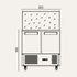 Exquisite Saladette Food Preparation Fridge – Static - SBC250