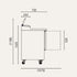 Exquisite Saladette Food Preparation Fridge – Static - STC380