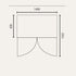 Exquisite Two Split Solid Doors Upright Fridge 1476L - GSC1412H