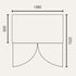 Exquisite Two Doors Stainless Steel Upright Chiller Glass Door - GSC1410G