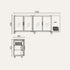 Exquisite Four Swing Doors Backbar Display Fridge - UBC630