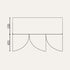 Exquisite Three Swing Doors Backbar Display Fridge - Low Height - UBC330L