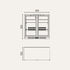 Exquisite Two Sliding Doors Backbar Display Fridge 199L - Low Height - UBC210SL