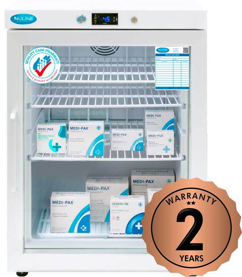 Nuline Pharmacy Refrigerator Glass Door - PR150