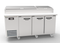 Panasonic 430L Under Bench 3 Door Pizza/Salad Chiller Fridge W1800xD800xH1150 - SUR-1871HPZ
