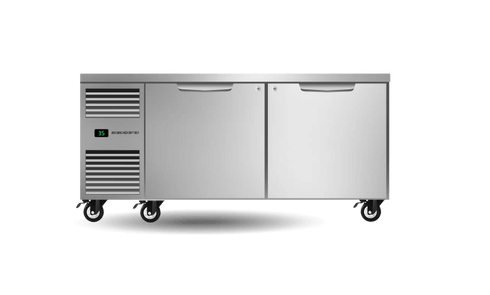 SKOPE Two Solid Door Underbench GN2/1 Fridge PG21.UBR.2.SD