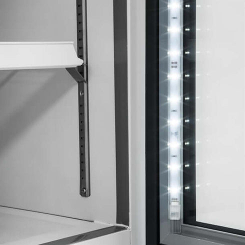 Polar G-Series 2-Door Upright Display Freezer 920Ltr White GH507-A