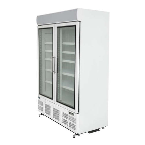 Polar G-Series 2-Door Upright Display Freezer 920Ltr White GH507-A