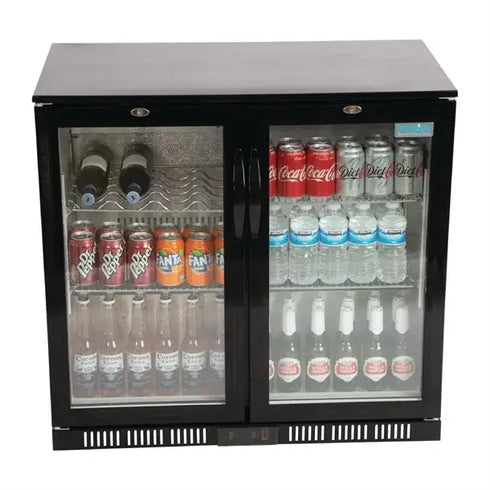 Polar G-Series Back Bar Cooler with 2 Doors (Hinged)198Ltr GL012-A