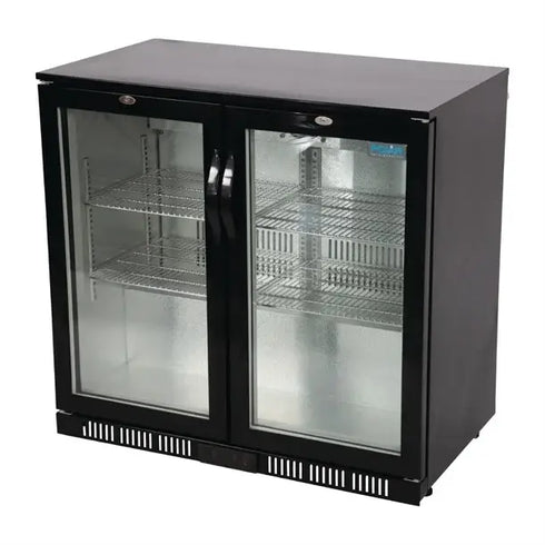 Polar G-Series Back Bar Cooler with 2 Doors (Hinged)198Ltr GL012-A