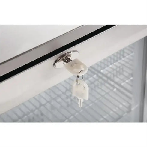 Polar G-Series Back Bar Cooler with 2 Doors (Hinged) Stainless Steel 208Ltr GL008-A