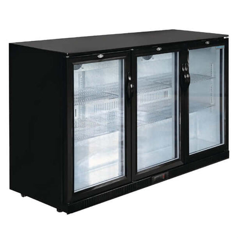 Polar G-Series Back Bar Cooler with 3 Doors (Hinged) 320Ltr GL014-A