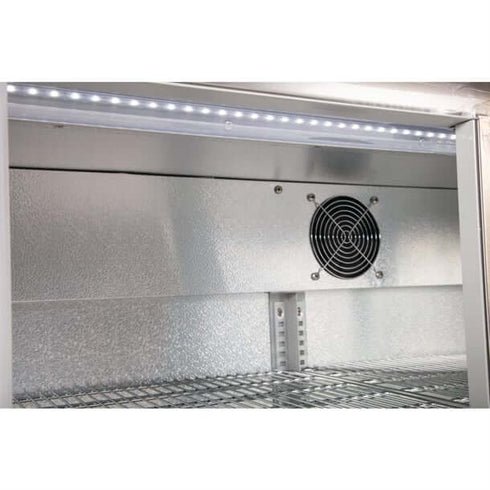 Polar G-Series Back Bar Cooler with 3 Doors (Hinged) Stainless Steel 330Ltr GL009-A
