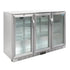 Polar G-Series Back Bar Cooler with 3 Doors (Hinged) Stainless Steel 330Ltr GL009-A