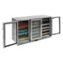 Polar G-Series Back Bar Cooler with 3 Doors (Hinged) Stainless Steel 330Ltr GL009-A