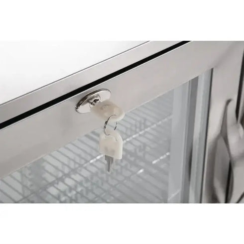 Polar G-Series Back Bar Cooler with 3 Doors (Hinged) Stainless Steel 330Ltr GL009-A
