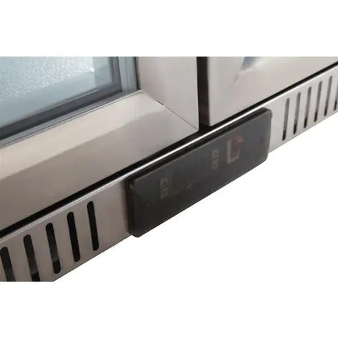 Polar G-Series Back Bar Cooler with 3 Doors (Hinged) Stainless Steel 330Ltr GL009-A