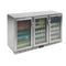 Polar G-Series Back Bar Cooler with 3 Doors (Hinged) Stainless Steel 330Ltr GL009-A