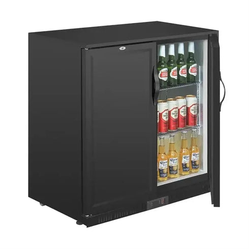 Polar G-Series Back Bar Cooler with Double Solid Doors 208Ltr GL016-A