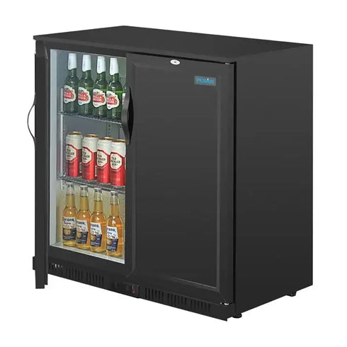 Polar G-Series Back Bar Cooler with Double Solid Doors 208Ltr GL016-A
