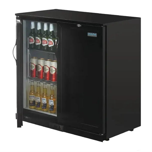 Polar G-Series Back Bar Cooler with Double Solid Doors 208Ltr GL016-A