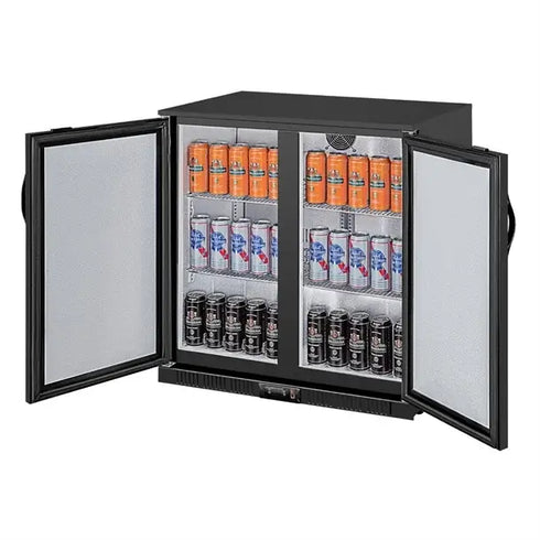 Polar G-Series Back Bar Cooler with Double Solid Doors 208Ltr GL016-A
