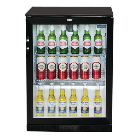 Polar G-Series Counter Back Bar Cooler with Hinged Single Door 138Ltr GL001-A