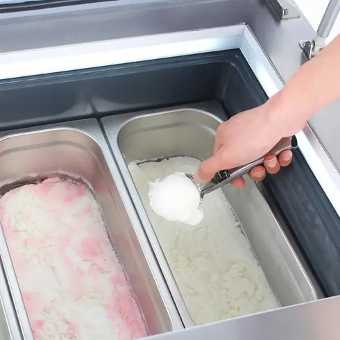 Polar G-Series Countertop Scoop Freezer 4 x Napoli Pans GK068-A